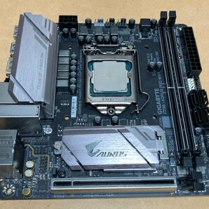 ジャンク CPU i7-8700K + GIGABYTE Z390 AORUS PRO/ATXマザーボード 2点セット 240415SK010513の画像2