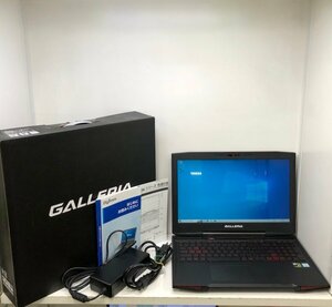 THIRDWAVE GALLERIA QSF960HE2 Win10 Core i7-6700HQ CPU 2.60GHz 8GB SSD 275GB HDD 1TB GeForce GTX 960M 2GB 15インチ 240322SK060697