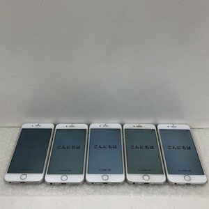 【ジャンク品】Apple iPhone6 5点セット 64GB A1586 シルバー 利用制限 au docomo SoftBank〇 231205SK011166