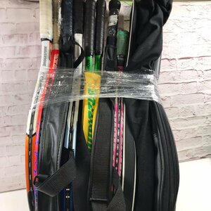 現状品 軟式 テニスラケット スピードミントン まとめ売り 10本 prince Wilson YONEX スピードミントン ジュニアJ-21　 他 240321SK060273