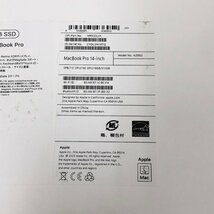 【開封のみ】Apple MacBook Pro 14inch MRX33J/A Sonoma/M3Pro/11コアCPU/14コアGPU/18GB/512GB/A2992/ブラック 240322SK170895_画像8