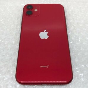 Apple iPhone11 64GB (PRODUCT)RED A2221 MHDD3J/A バッテリー最大容量83% au 利用制限◯ 240319SK250395の画像4