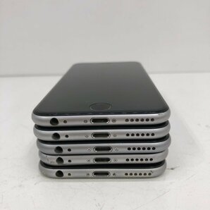 【ジャンク品】Apple iPhone 5点セット 64GB MG4F2J/A A1586 シルバー 利用制限 au docomo SoftBank〇 SIMフリー 240126SK230005の画像3