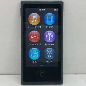 Apple iPod nano 第7世代 16GB スペースグレイ A1446 本体 MD481J 240328SK250346