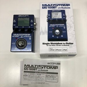 ZOOM MS-100BT MULTI STOMP ズーム マルチストンプ マルチエフェクター 240326SK290012の画像1