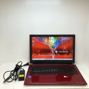 TOSHIBA 東芝 ノートパソコン dynabook T45/ER Windows10 Celeron 3865U 1.80GHz 4GB HDD 1TB 赤 240404SK010008