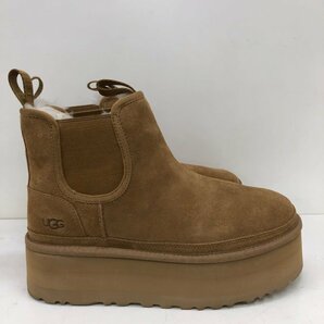 UGG アグ NEUMEL PLATFORM CHELSEA ムートン厚底ブーツ 25cm 240326SK311107の画像2