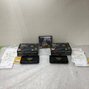 【ジャンク品】任天堂 Nintendo ニンテンドー 3DSLL SPR-001 モンスターハンター4 2点セット 初期化済240212SK270905