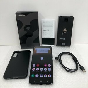 Galaxy ギャラクシー S22 SC-51C ファントムブラック 256GB docomo利用制限〇 Android アンドロイド 240409SK510572