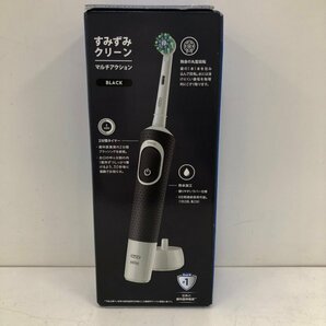 【未開封品】BRAUN Oral-B ブラウン オーラルＢ 電動歯ブラシ すみずみクリーン D100.413.2BK 240126SK380826の画像3