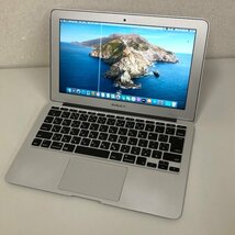 【ジャンク】Apple MacBook Air 11inch Mid 2012 MD224J/A カスタム Catalina/Core i5 1.7GHz/4GB/256GB/A1465 240409SK291161_画像1