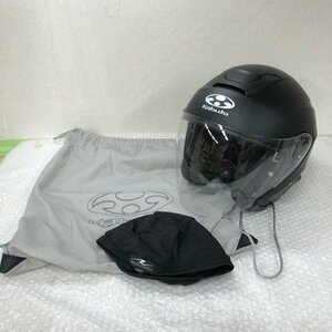 KABUTO カブト ASAGI アサギ ジェットヘルメット Mサイズ 57-58cm ブラック 240411SK190333