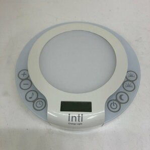 inti Energy Light 光で起きる 目覚まし時計 ホワイト 照明 インティ エナジーライト 240206SK190518の画像2