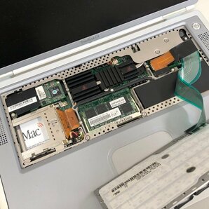 【ジャンク】Apple PowerBook G4 M5884 OS X 10.2.1/400MHz/512MB/30GB 240412SK390919の画像5