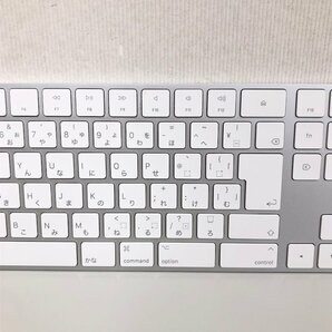 Apple Magic Keyboard テンキー付き 日本語(JIS) MQ052J/A シルバー A1843 アップル マジックキーボード 240417SK390540の画像3