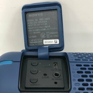 ソニー SONY Bluetoothスピーカー 防水 SRS-XB22 ブルー 240418SK430483の画像7