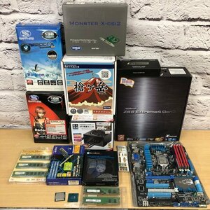 [ Junk ] PC parts set sale power supply graphics board motherboard CPU Corei7 memory SSD other great number 240408SK040490