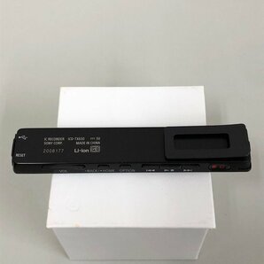 SONY ソニー ステレオICレコーダー ICD-TX650 16GB ブラック 240402RM410588の画像7