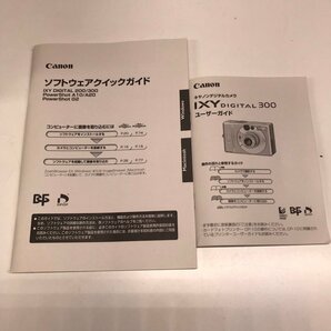 【ジャンク品】Canon キャノン IXY DIGITAL 300 コンパクトデジタルカメラ 240405SK220476の画像7