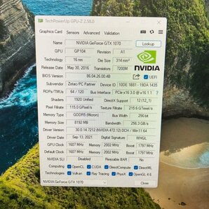 ZOTAC グラフィックボード GeForce GTX 1070 ８GB グラボ 240410SK750035の画像2