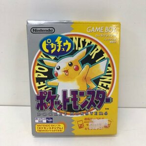 任天堂 ゲームボーイ専用カートリッジ ゲームボーイソフト ポケットモンスター ピカチュウ 箱説付き 240419RM440335の画像8