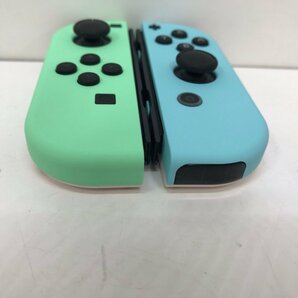 【ジャンク品】Nintendo switch ニンテンドースイッチ ジョイコン 計2点 HAC-015/HAC-016 Joy-Con あつまれ どうぶつの森 240419SK380386の画像4