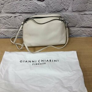 GIANNI CHIARINI ジャンニ キアリーニ ショルダーバッグ アイボリー レザー 本革 2way 240409SK460002