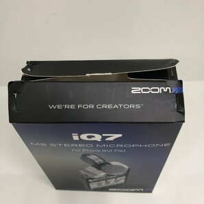 【ジャンク・動作未確認】ZOOM MSステレオマイクロフォン iQ7 iPhone iPad用 マイク 240423SK220425の画像9