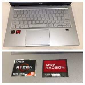 エイサー acer Swift 3 N20C12 Windows11 AMD Ryzen 5 5500U with Radeon Graphics 8GB SSD 256GB ノートパソコン 240424SK300556の画像8