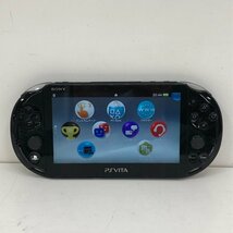 【ジャンク品】 SONY ソニー PlayStation Vita Wi-Fiモデル ブラック PCH-2000ZA11 本体のみ 240412SK100152_画像1