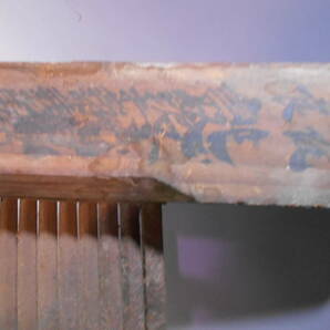 千刃こき 手動脱穀機 シャビ―な鉄製 農民工芸 中古品の画像2