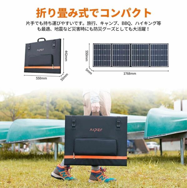 新品！ソーラーパネル 160W ソーラーチャージャー 薄型 高変換効率