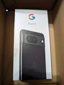 【新品未使用】Google Pixel 8 Obsidian 256GB SIMフリー（ストア購入）