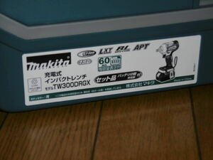 未開封　makita マキタ　充電式インパクトレンチ　TW300DRGX フルセット新品未使用品！　