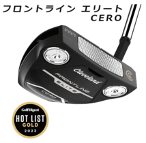 新品■クリーブランド■2023.3■フロントライン　エリートパター CERO■34.0■前方重心設計とフェース加工によりまっすぐ安定した転がり_画像1