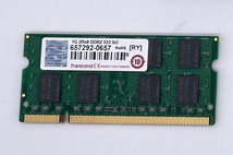 Transcend TS128MSQ64V5J PC2-4200(DDR2-533) 1GB　ノートPC用 _画像1