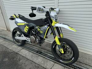  present 2024 newest model Husquarna 701 Supermoto strongest motard finest quality car enough car inspection immediately starting possibility 701 supermoto