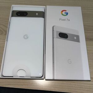 Google Pixel7a スノー 白 本体 未使用 グーグルピクセル SIMフリー (標準セット)