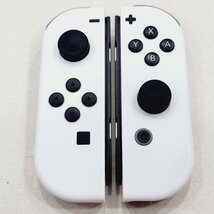 ☆【3】初期化済み Nintendo Switch/ニンテンドースイッチ 有機ELモデル ジョイコン ホワイト 同梱不可 1円スタート_画像5