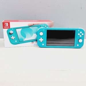 ◇【4】初期化済み Nintendo Switch Lite/ニンテンドースイッチライト ターコイズ 同梱不可　1円スタート