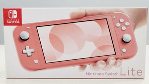 ☆【5】初期化済み Nintendo Switch Lite/スイッチライト コーラル 任天堂 ニンテンドー 同梱不可 1円スタート