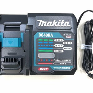 ◇【1】【未使用】makita マキタ 充電式インパクトドライバ TD002GRDX 40Vmax2.5Ah バッテリ2本・充電器・ケース付 同梱不可 1円スタートの画像9