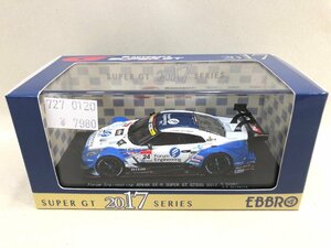 〇【12】1/43 エブロ EBBRO 45513 SUPER GT GT500 2017 Forum Engineering ADVAN GT-R No.24 同梱不可 1円スタート