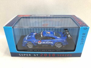 〇【8】1/43 エブロ EBBRO 45624 SUPER GT GT500 2018 CALSONIC IMPUL GT-R No.12 同梱不可 1円スタート