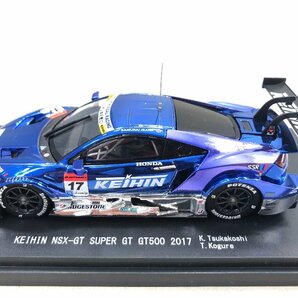 〇【14】1/43 エブロ EBBRO 45517 SUPER GT GT500 2017 KEIHIN NSX-GT No.17 同梱不可 1円スタートの画像3