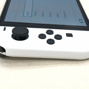 〇【1】動作確認済み 初期化済み Nintendo Switch / ニンテンドー スイッチ 新型 ホワイト 有機ELモデル 同梱不可 1円スタートの画像5