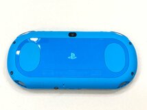 △【9】初期化済み SONY PSVITA PCH-2000 ZA23 アクア・ブルー ソニー 同梱不可 1円スタート_画像3