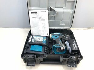 〇【動作品】makita マキタ 充電式インパクトドライバ TD172DRGX 18V 6.0Ah 充電器 バッテリ1個 同梱不可 1円スタート