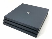 △【13】初期化済み SONY PS4Pro CUH-7000B ジェットブラック 1TB 同梱不可 1円スタート_画像2