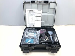 〇【未使用】makita マキタ 充電式インパクトドライバ TD173DGXAP パープル 18V 6.0Ah 充電器 バッテリ2個 同梱不可　1円スタート